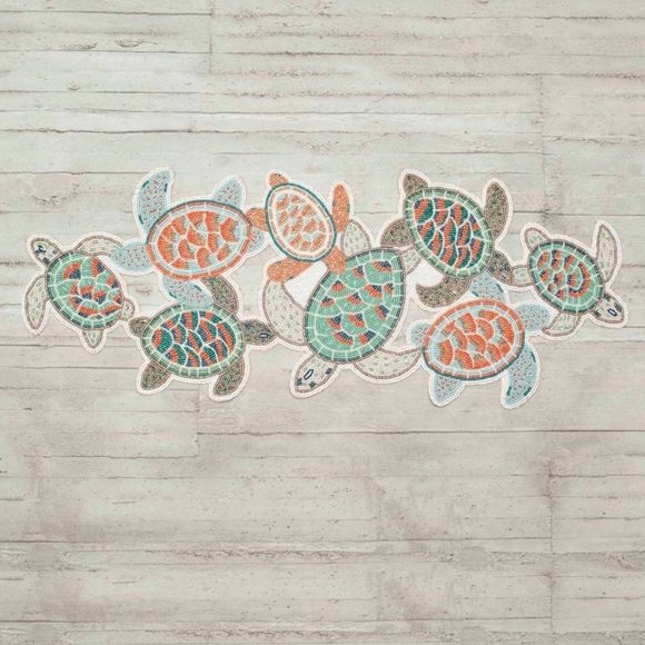 Pier 1 Other New Pier Beaded Sea Turtle Table Runner Poshmark